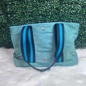 Canvas Coach Tote